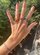 Load image into Gallery viewer, BABY VINE TENDRIL RING IN LIGHT PINK - 99% PERFECT
