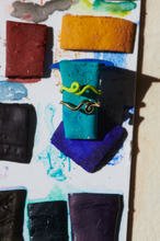 Load image into Gallery viewer, GREEN WAVE STACKING RING - 99% PERFECT
