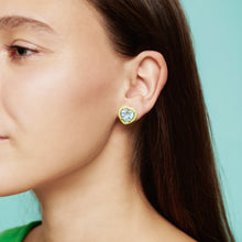 Load image into Gallery viewer, CANDY HEART EARRINGS IN LIME GREEN
