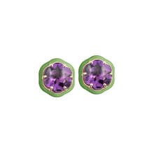 Load image into Gallery viewer, CANDY FLOWER EARRINGS IN GREEN
